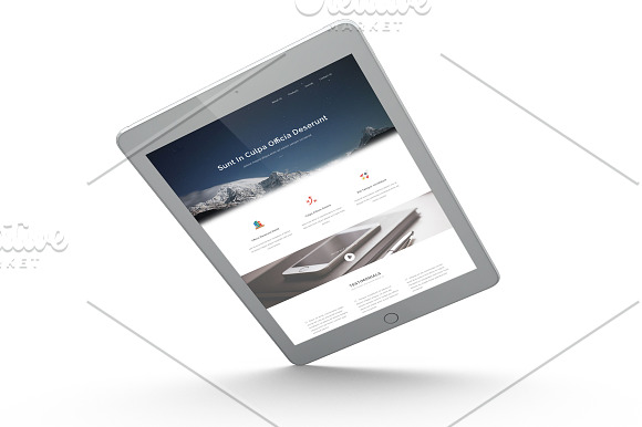 iPad Pro 9,7 Mockup in Mobile & Web Mockups - product preview 3