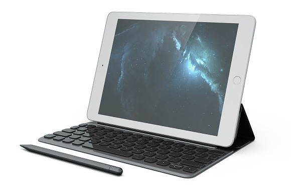  iPad 9,7" Keyboard Mockup in Mobile & Web Mockups - product preview 5