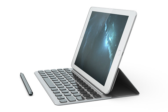  iPad 9,7" Keyboard Mockup in Mobile & Web Mockups - product preview 6