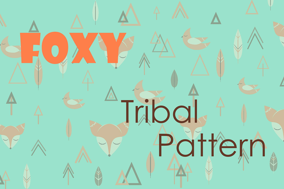 Foxy tribal pattern in Patterns - product preview 8