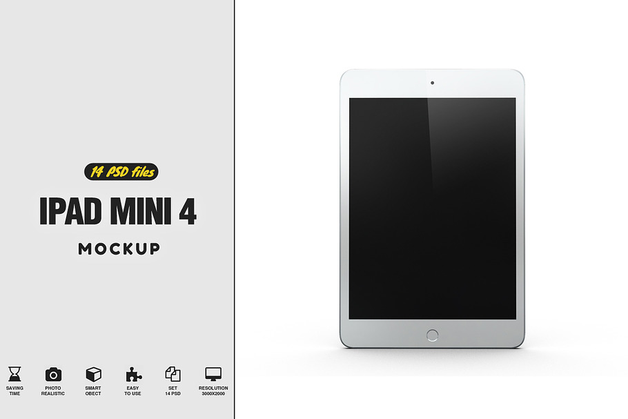 iPad Mini 4 Mock-up