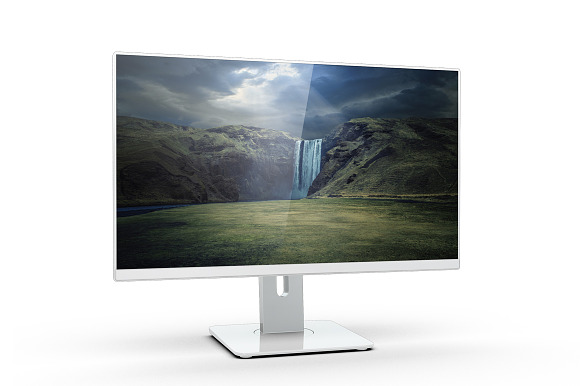 Monitor U2414h Mockup in Product Mockups - product preview 3
