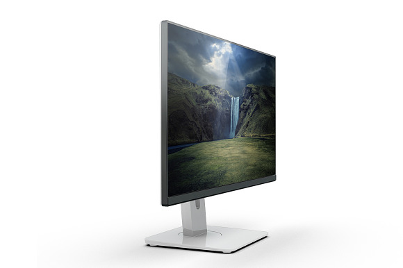  Monitor U2414h Mockup in Product Mockups - product preview 4