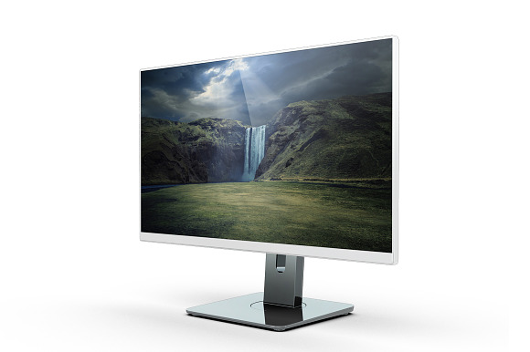  Monitor U2414h Mockup in Product Mockups - product preview 5