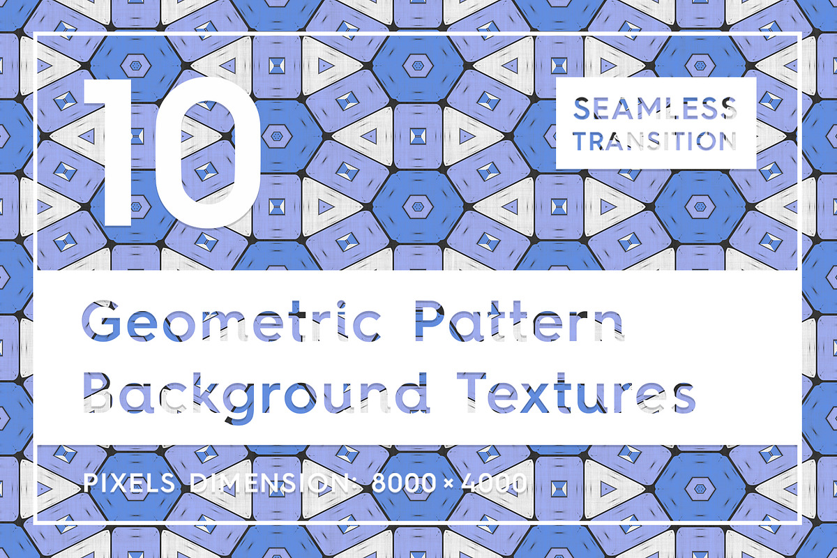 10 Geometric Pattern Backgrounds in Textures - product preview 8