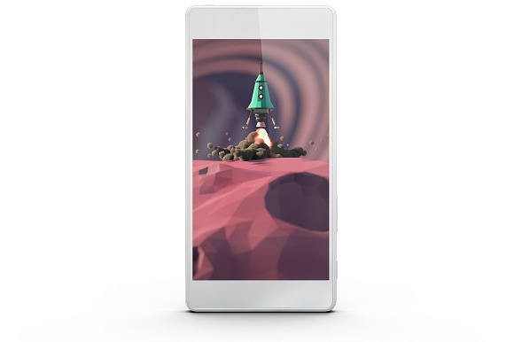 Sony Xperia Z5 MockUp in Mobile & Web Mockups - product preview 2