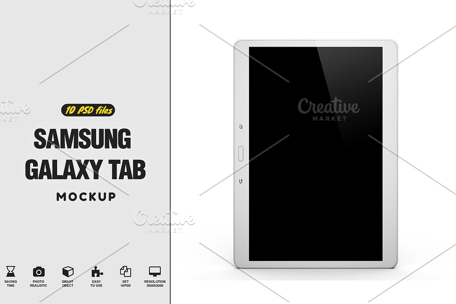 Samsung Galaxy Tab MockUp in Mobile & Web Mockups - product preview 8