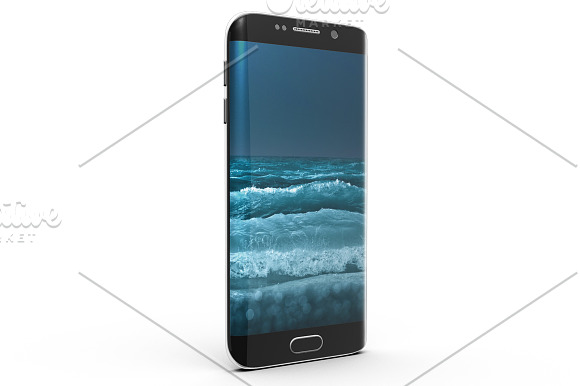 Samsung S6 Edge Mockup in Mobile & Web Mockups - product preview 1