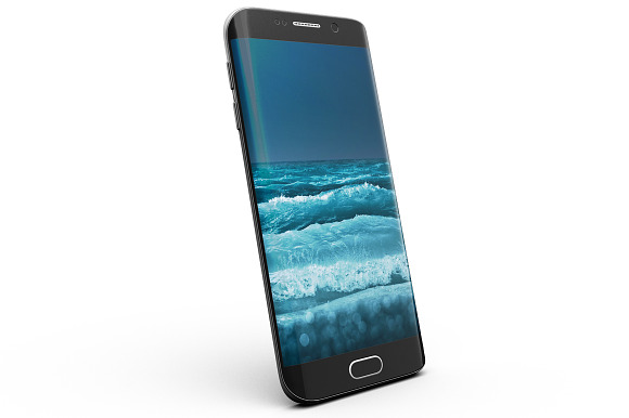 Samsung S6 Edge Mockup in Mobile & Web Mockups - product preview 5