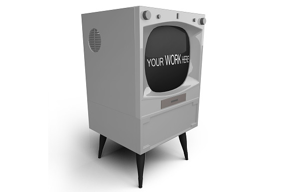 Vintage Television Vol.1 in Mockup Templates - product preview 3