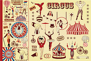 Pattern of the circus stars