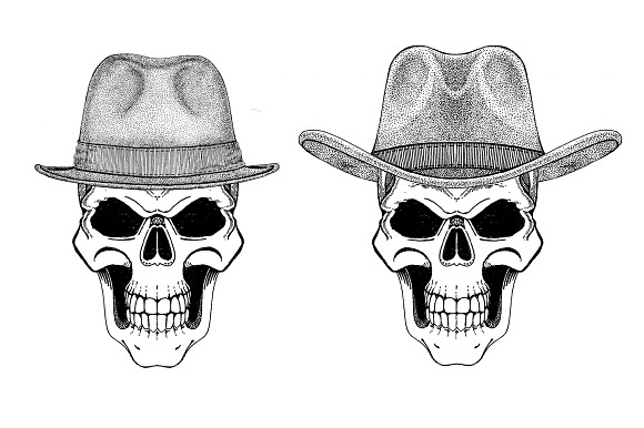 Skull. 35 prints collection in Illustrations - product preview 3