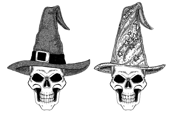 Skull. 35 prints collection in Illustrations - product preview 7