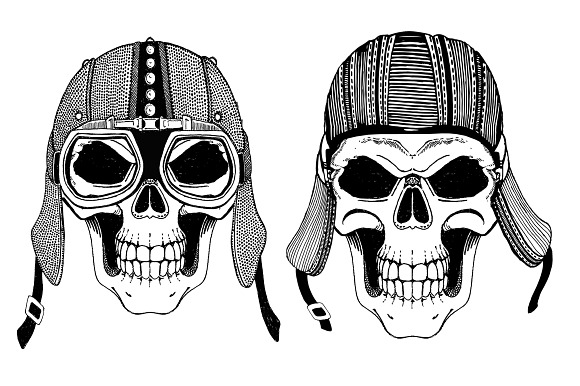 Skull. 35 prints collection in Illustrations - product preview 10