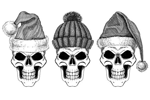 Skull. 35 prints collection in Illustrations - product preview 13