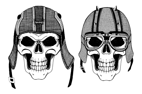 Skull. 35 prints collection in Illustrations - product preview 14