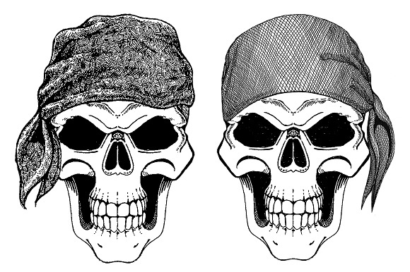 Skull. 35 prints collection in Illustrations - product preview 15