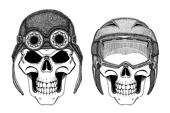 Skull. 35 prints collection in Illustrations - product preview 18