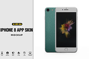 iPhone 8 App Skin MockUp