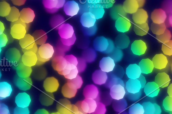 10 Shape Bokeh Background Textures in Textures - product preview 7
