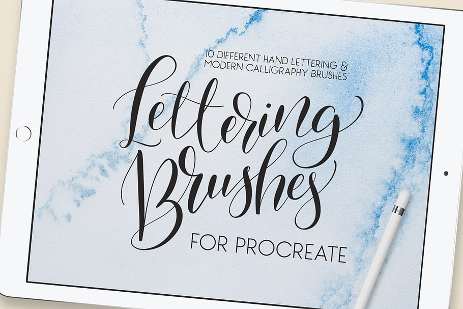 Lettering Brush Pack for Procreate