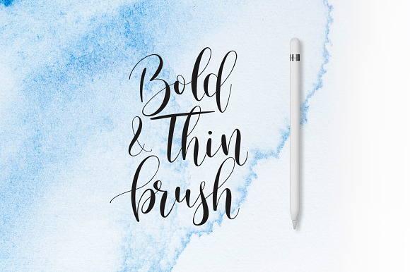Lettering Brush Pack for Procreate in Photoshop Brushes - product preview 4