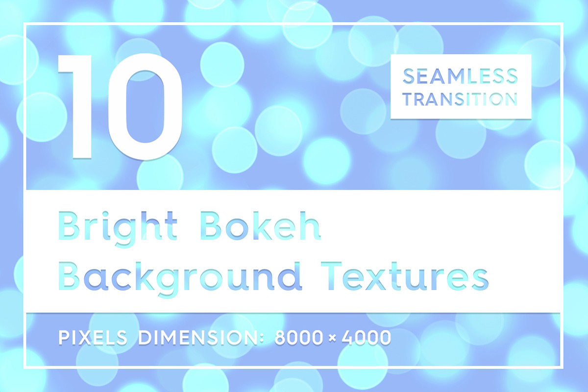 10 Bright Bokeh Background Textures in Textures - product preview 8
