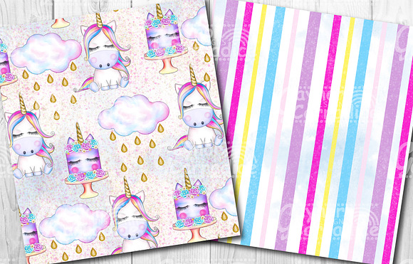 Unicorn Party Pattern collection in Patterns - product preview 4