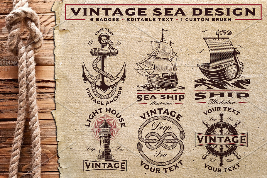 Vintage Sea Design