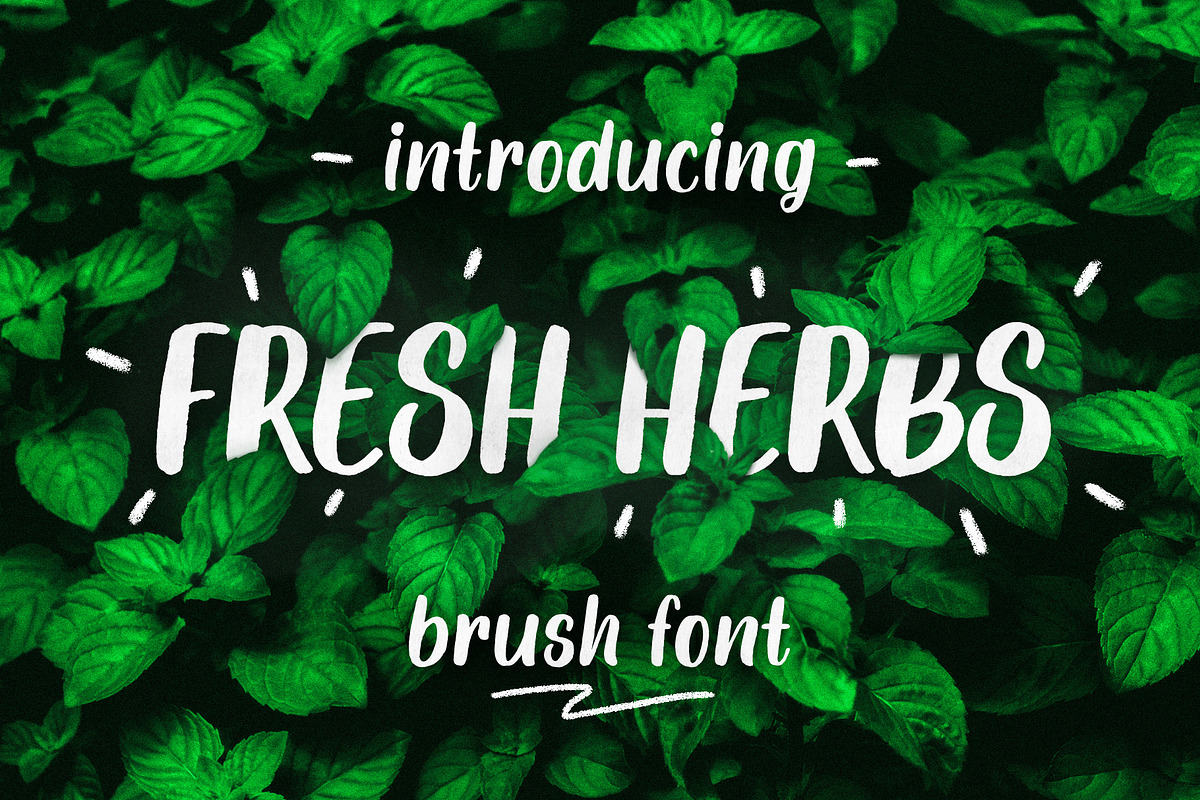 Fresh Herbs Font in Display Fonts - product preview 8