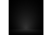 Vector abstract dark black studio room background well use as product presentation