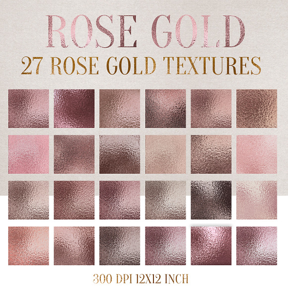 Agate stone + Rose Gold Textures in Textures - product preview 2