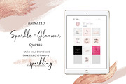 Animated Sparkle, Glamour quotes
