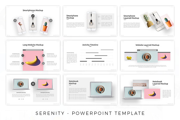 Serenity - Powerpoint Template in PowerPoint Templates - product preview 1