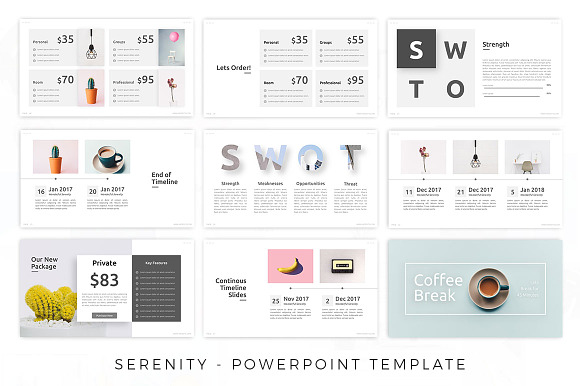 Serenity - Powerpoint Template in PowerPoint Templates - product preview 4