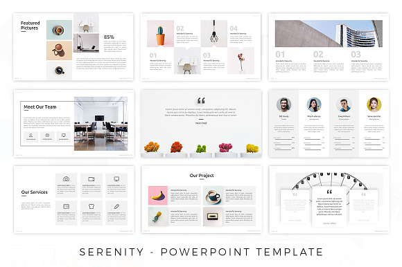 Serenity - Powerpoint Template in PowerPoint Templates - product preview 6