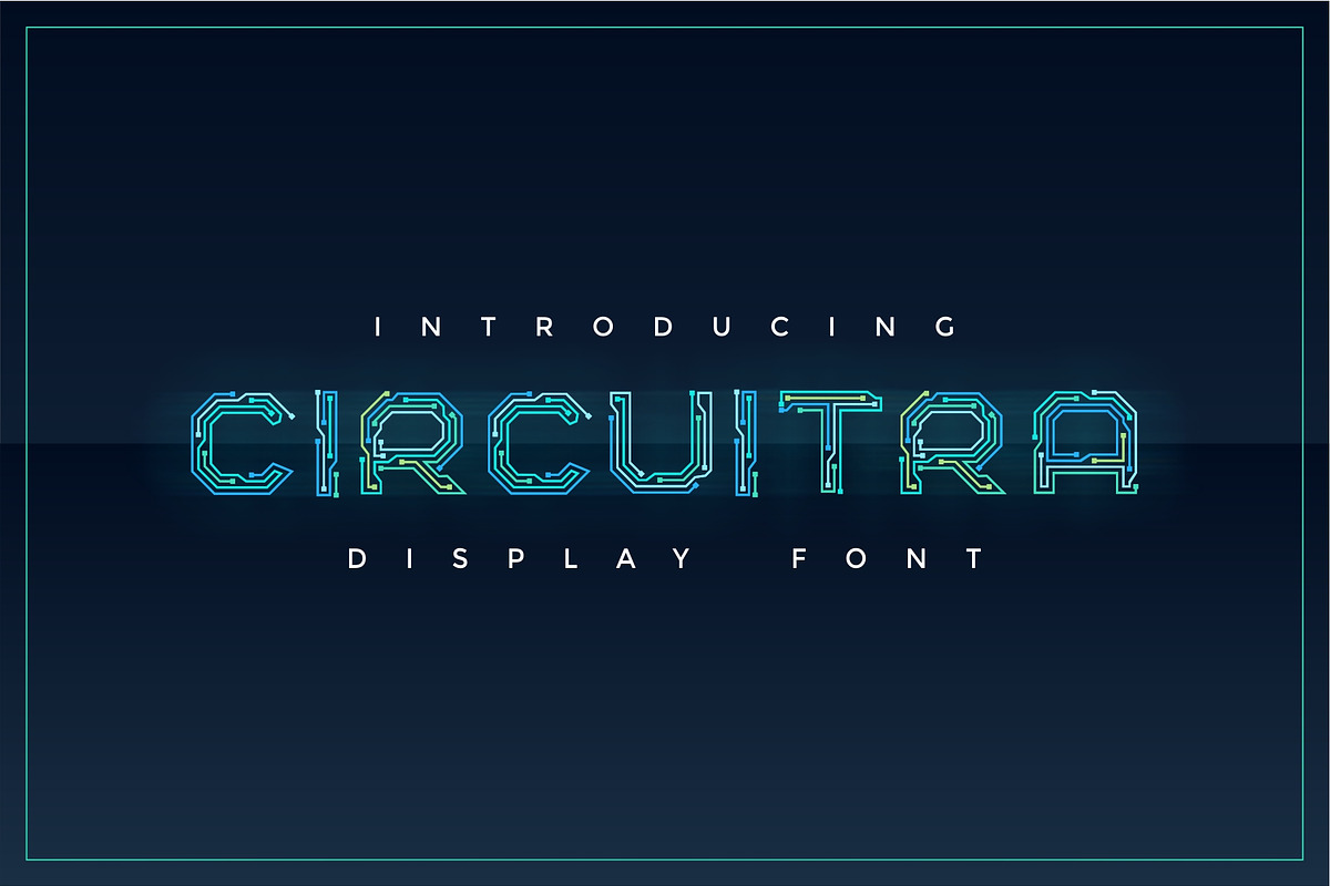 Circuitra Color Font in Colorful Fonts - product preview 8
