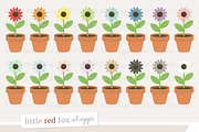 Potted Flower Clipart