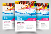 Pool Cleaning Service Psd Flyers