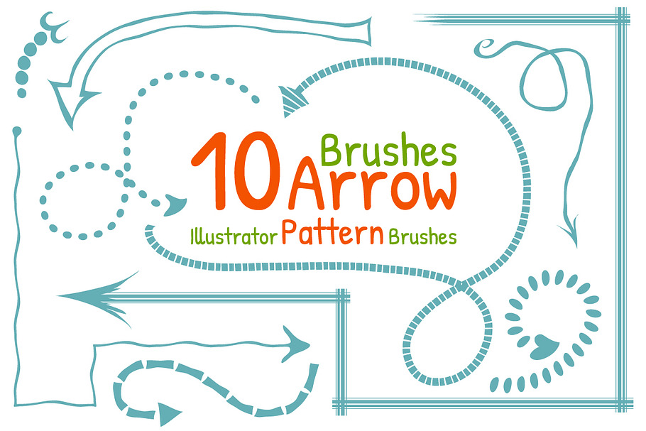 Arrow Pattern Brushes in Photoshop Brushes - product preview 8