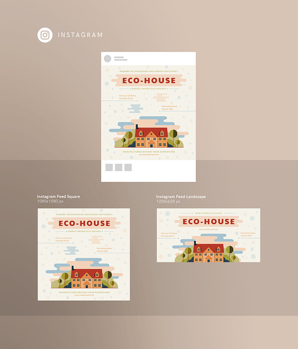 Mega Bundle | Eco House in Templates - product preview 17
