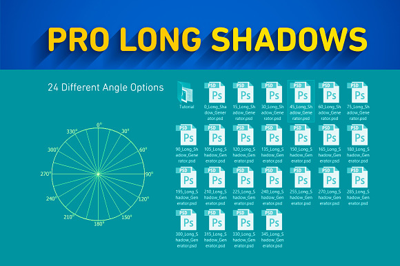 Pro Long Shadows in Product Mockups - product preview 3