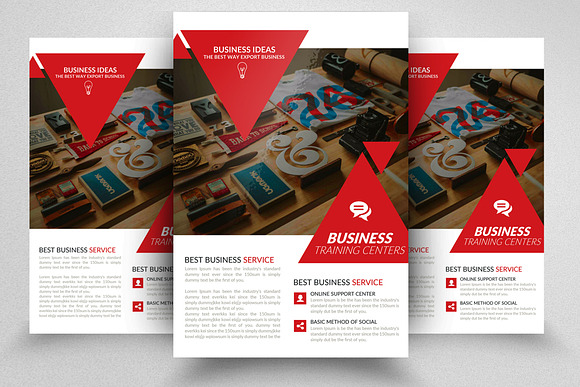 10 Business Flyers Bundle Vol:06 in Flyer Templates - product preview 3