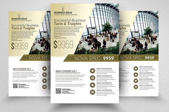 10 Business Flyers Bundle Vol:06 in Flyer Templates - product preview 7