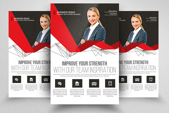 10 Business Flyers Bundle Vol:06 in Flyer Templates - product preview 9