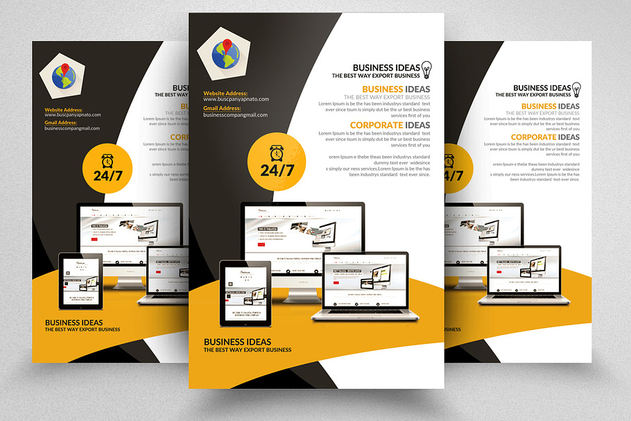 Small Business Consulting Flyer in Flyer Templates - product preview 8