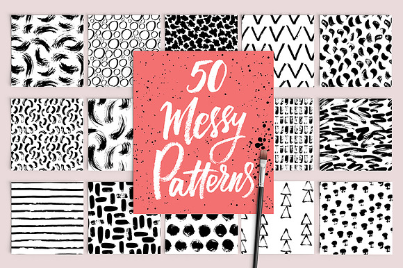 Ultimate Hand Drawn Patterns Bundle in Patterns - product preview 2
