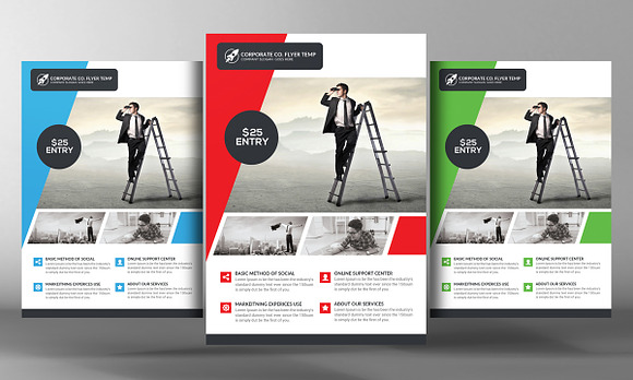 10 Creative Business Flyers Bundle in Flyer Templates - product preview 1