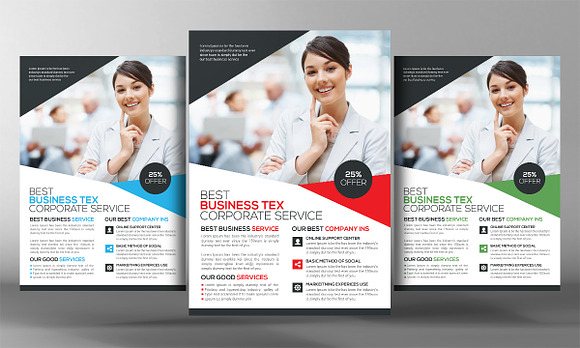 10 Creative Business Flyers Bundle in Flyer Templates - product preview 3