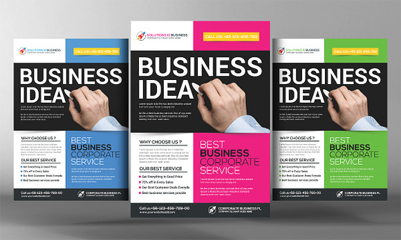 10 Creative Business Flyers Bundle in Flyer Templates - product preview 4